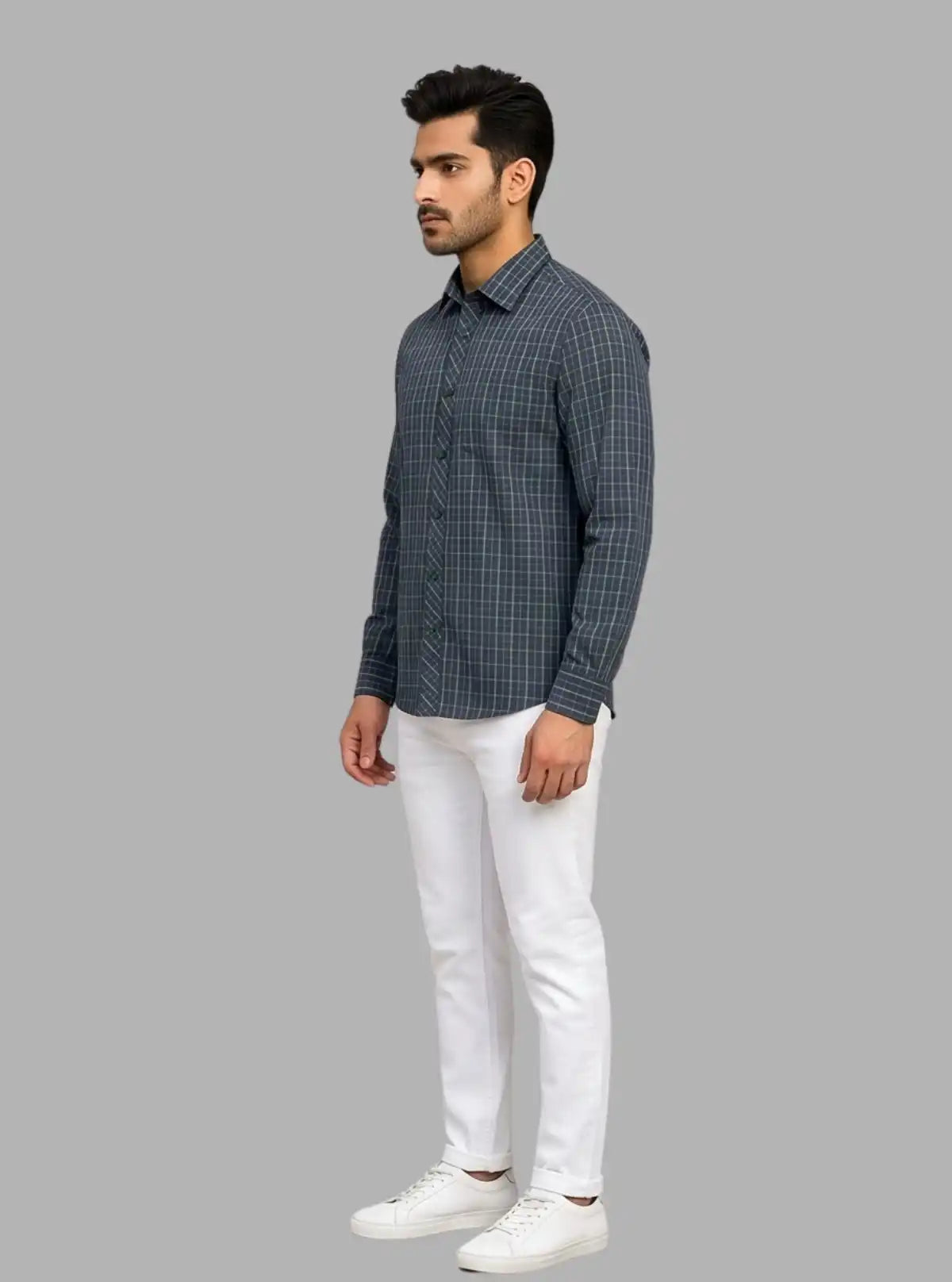 Classic Checked Slim Fit Full Sleeve Shirt for Men – Casual & Smart by Boer and Fitch