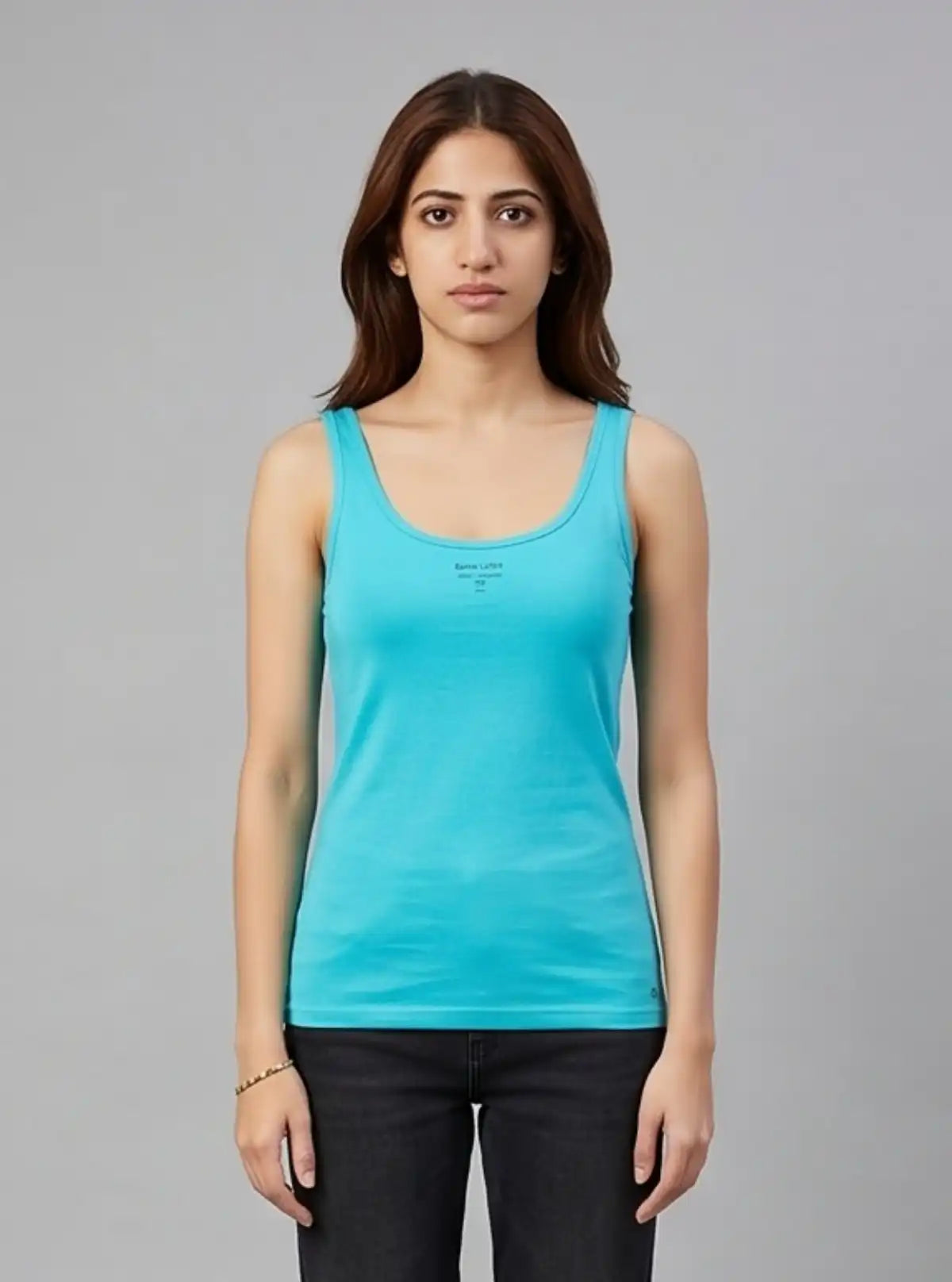 Women’s Sleeveless Turquoise Top – Stylish & Comfortable | Boer & Fitch