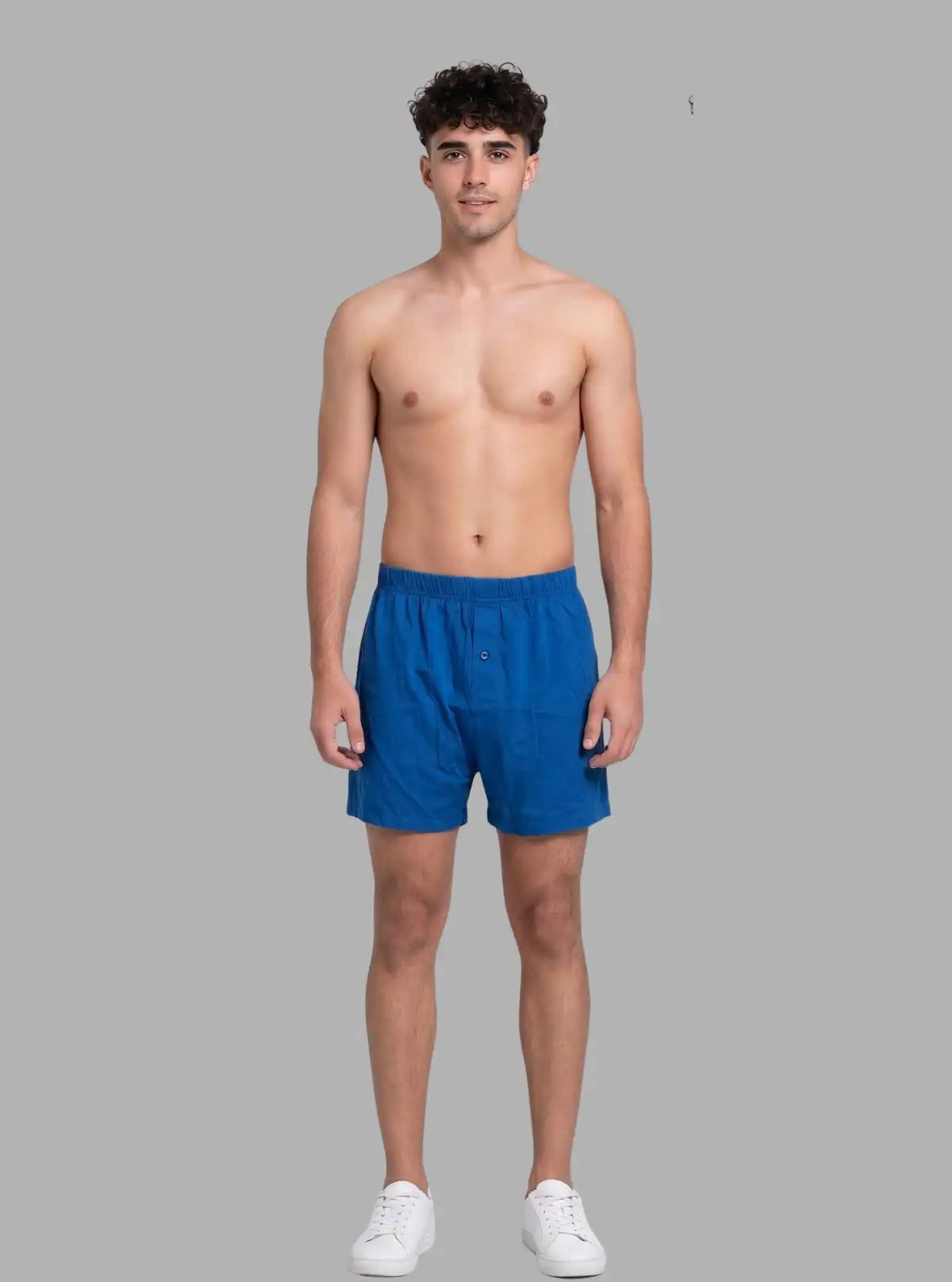 Royal Blue Boxer Shorts for Men – Comfortable Cotton Underwear by Boer and Fitch - Boer & Fitch