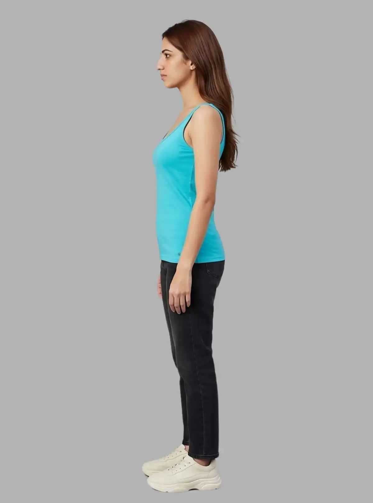 Women’s Sleeveless Turquoise Top – Stylish & Comfortable | Boer & Fitch