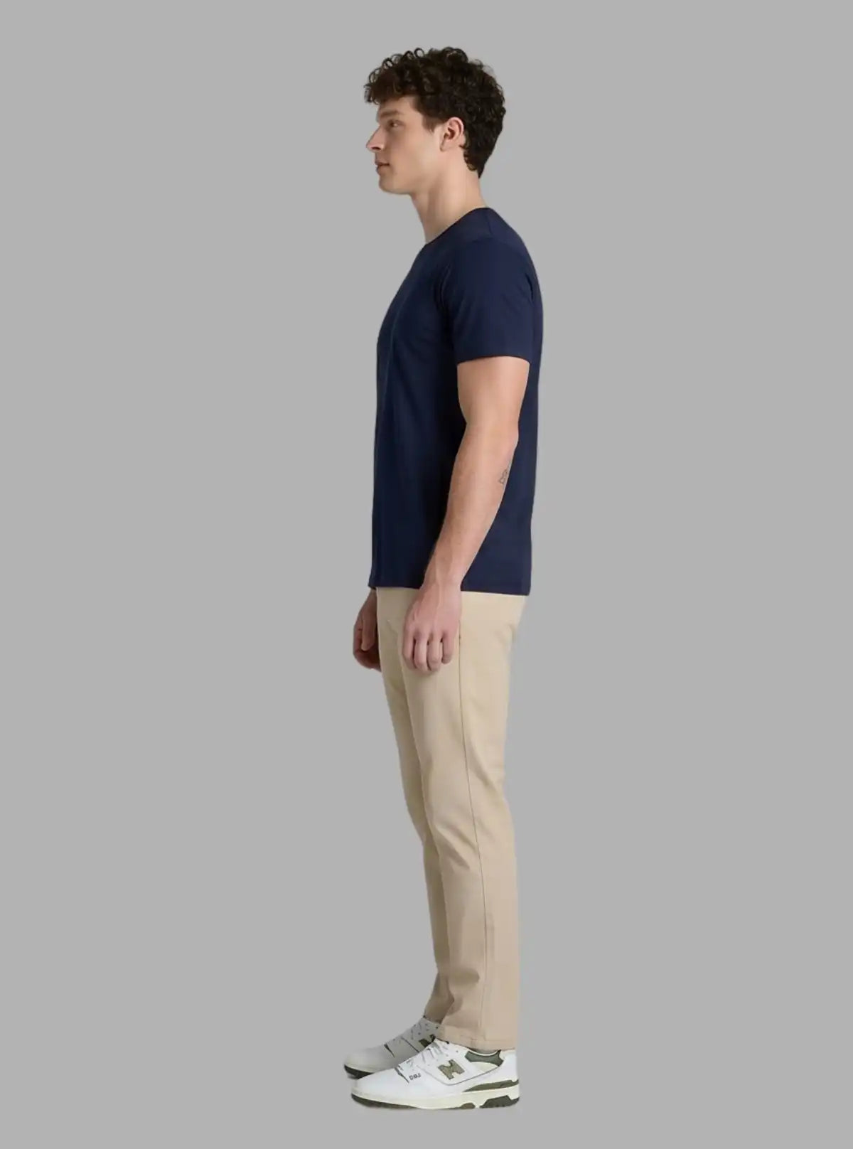 Navy Crew Neck T-Shirt for Men – Boer and Fitch