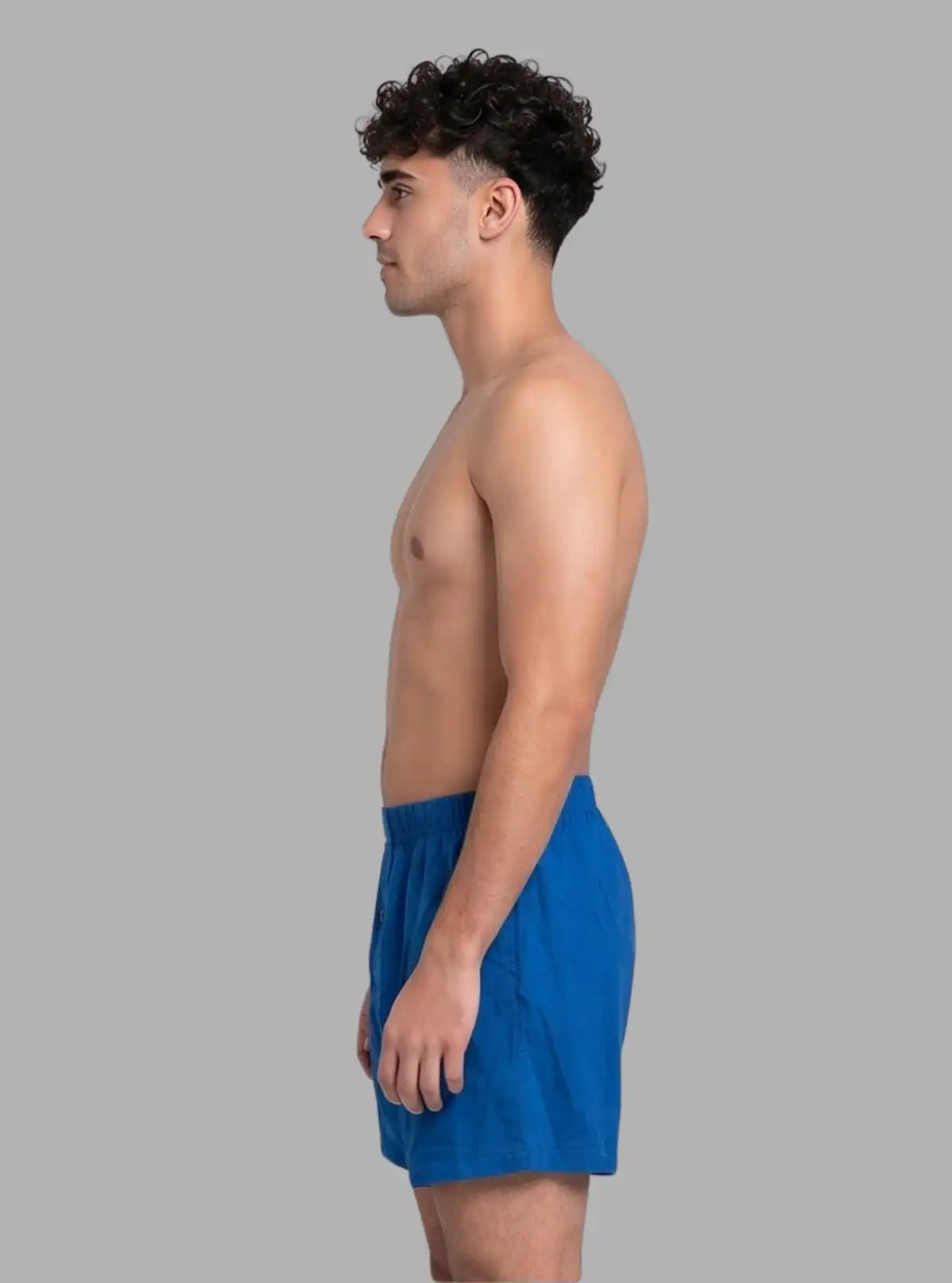 Royal Blue Boxer Shorts for Men – Comfortable Cotton Underwear by Boer and Fitch - Boer & Fitch