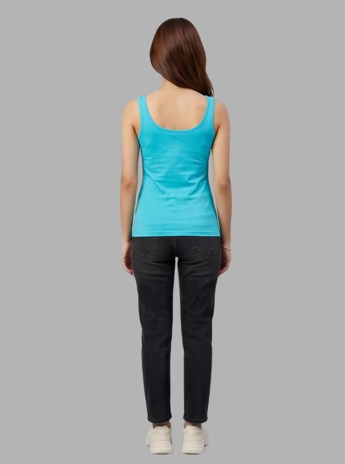 Women’s Sleeveless Turquoise Top – Stylish & Comfortable | Boer & Fitch