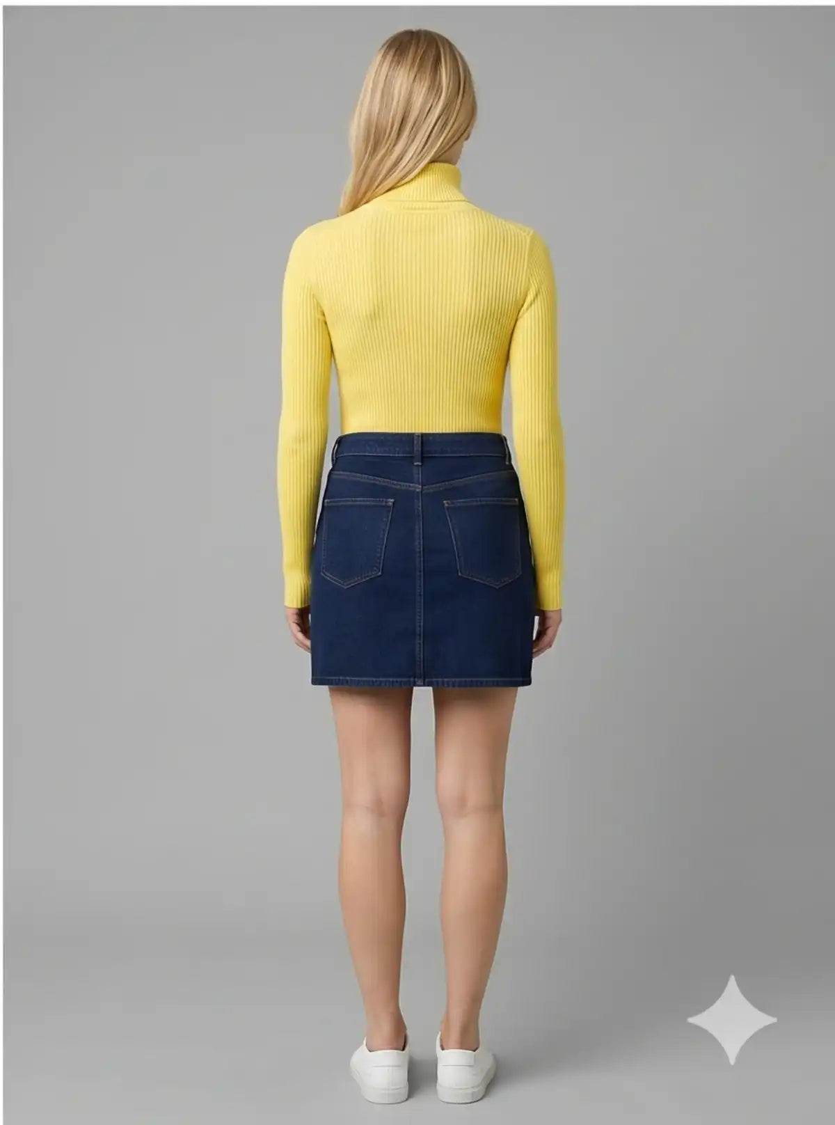 Women’s Bright Yellow Turtle Neck Top – Stylish & Comfortable | Boer & Fitch
