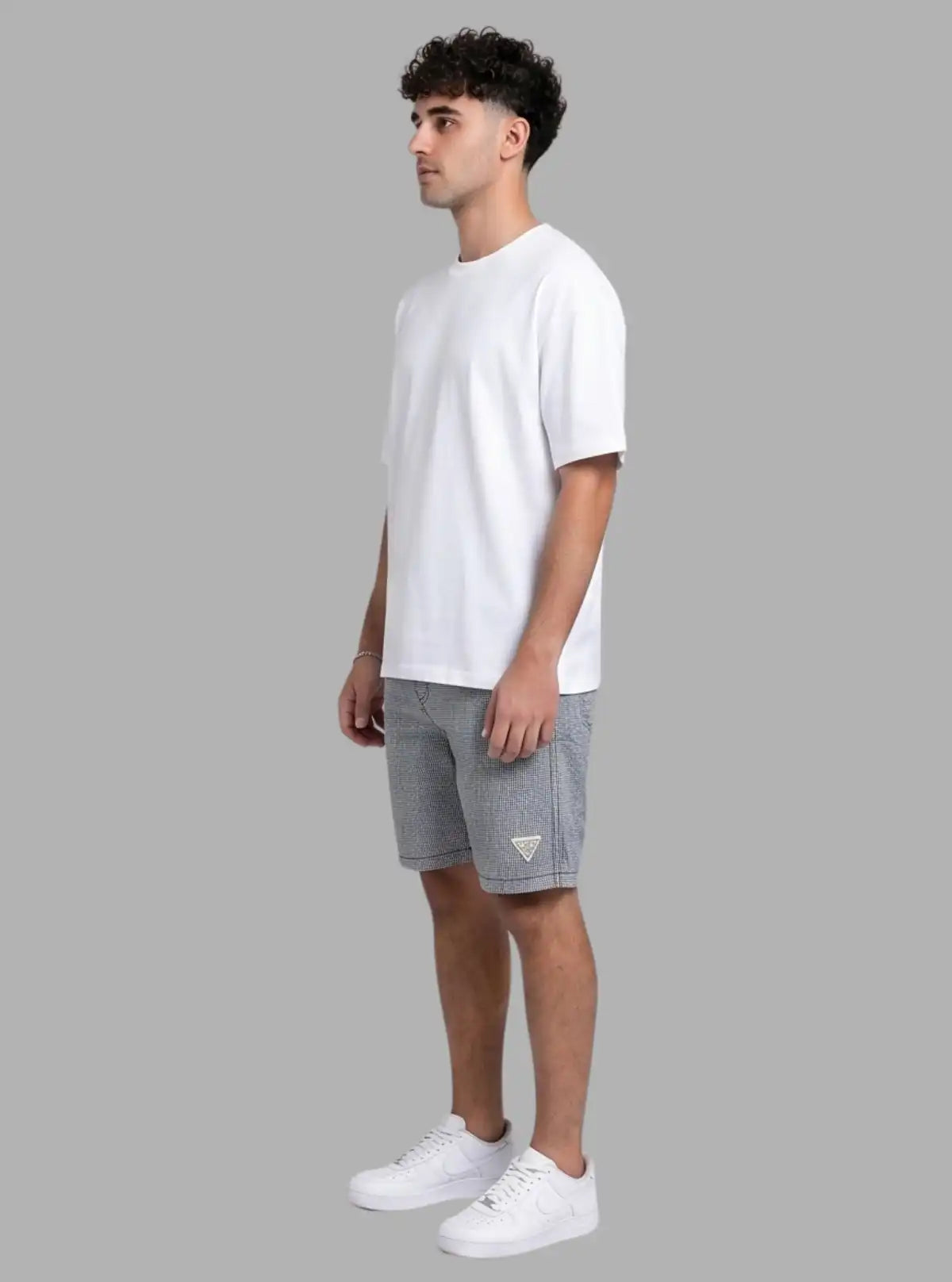 Classic Micro Checked Shorts for Men – Casual Cotton Shorts by Boer and Fitch