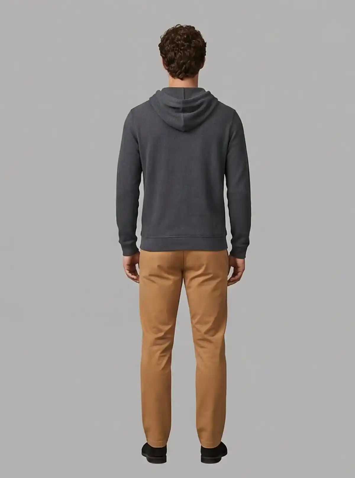 Men’s Black Garment Dyed Sweatshirt – Timeless Comfort & Urban Cool