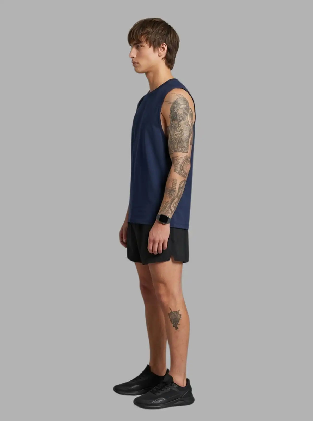 Men's Mirage Navy Tank Top – Lightweight, Breathable & Stylish Activewear