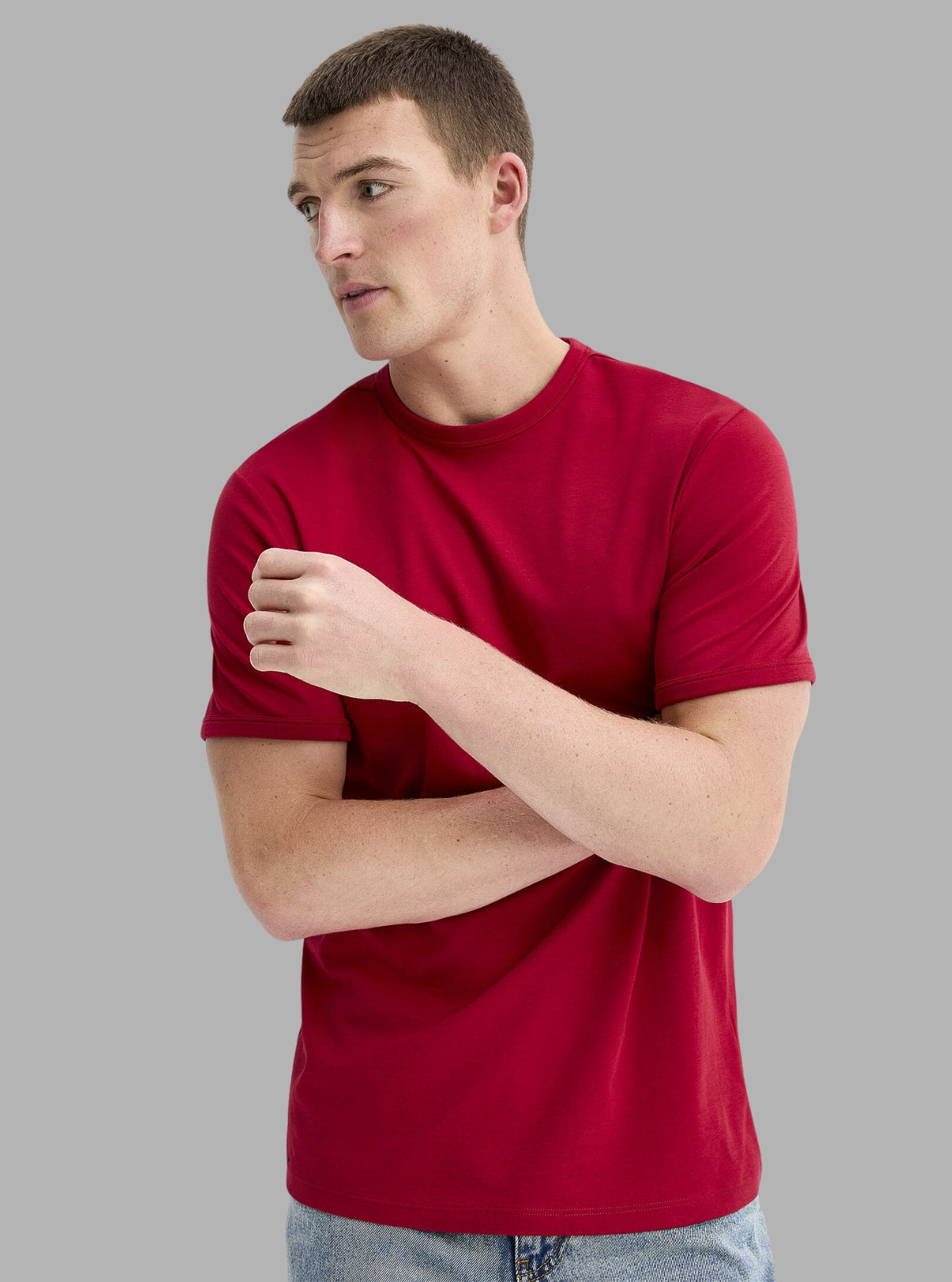 Men's Red Tequila Print T-Shirt | 100% Cotton Crew Neck by Boer and Fitch