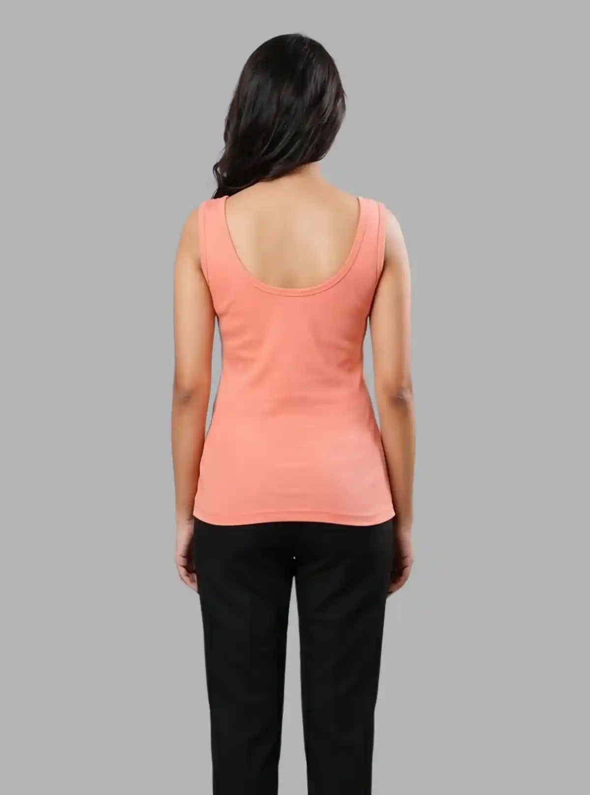 Women’s Coral Sleeveless Cotton Jersey Top – Boer and Fitch