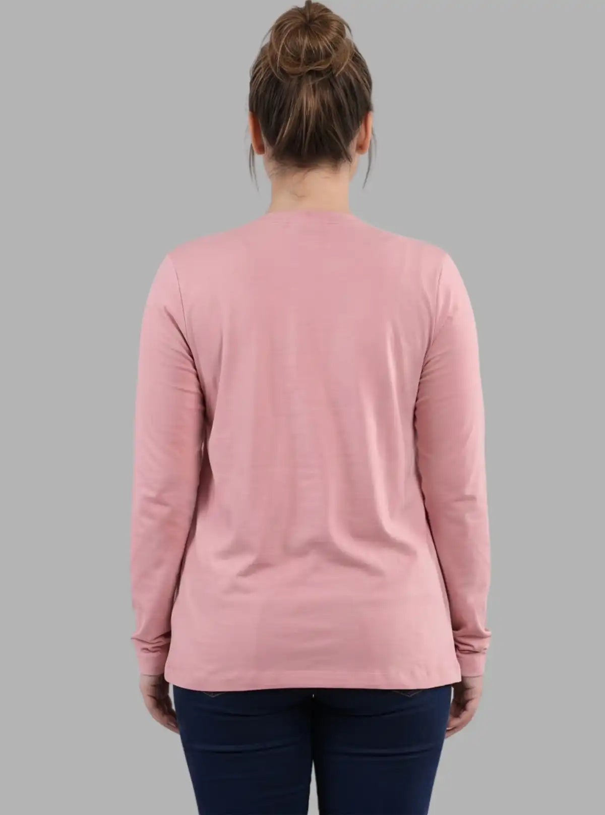 Women's Solid Pink Cotton Slub Shrug – Lightweight Layering Essential