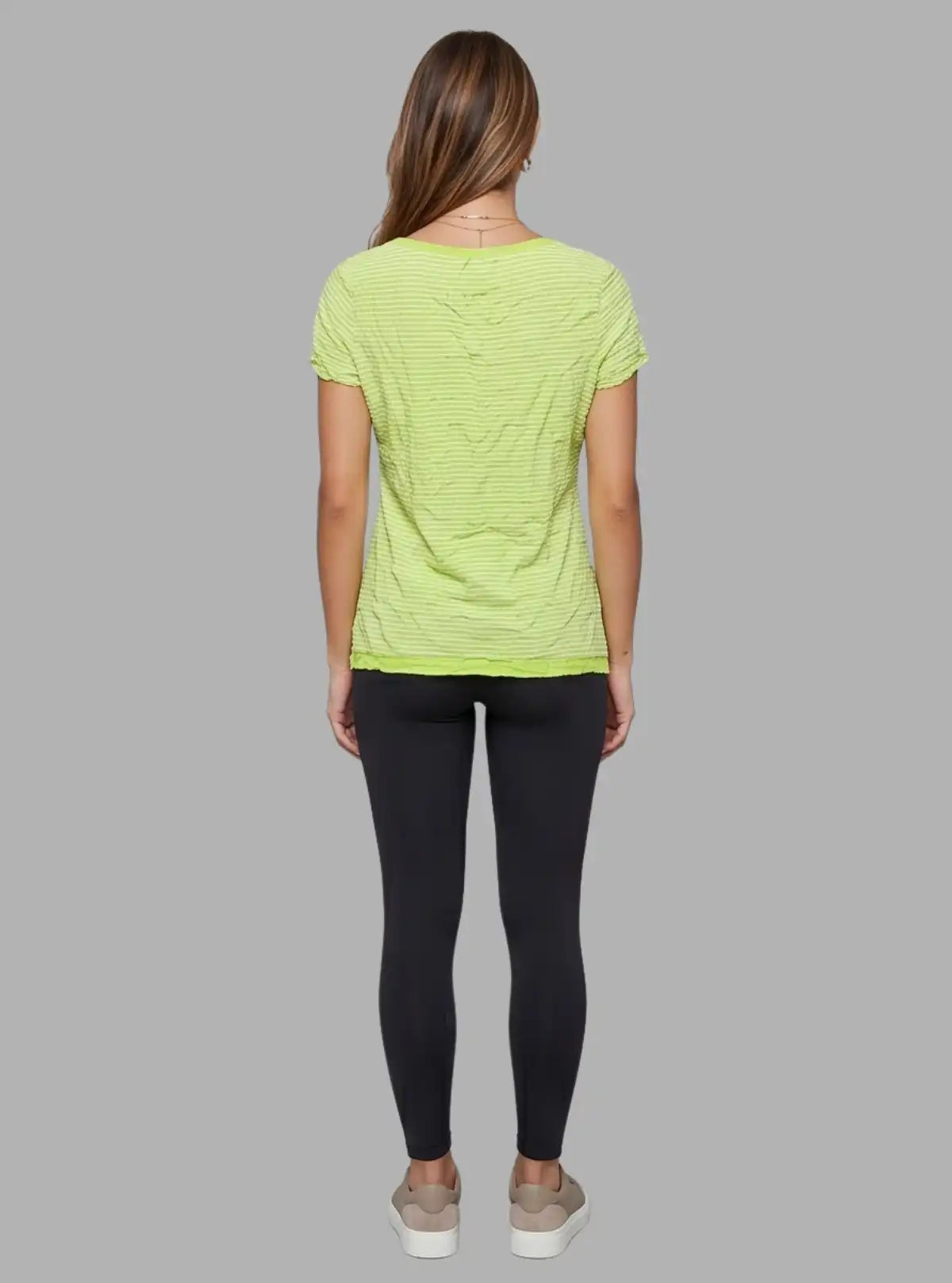 Women’s Striped Lemon Crushed Top – Trendy & Comfortable | Boer & Fitch