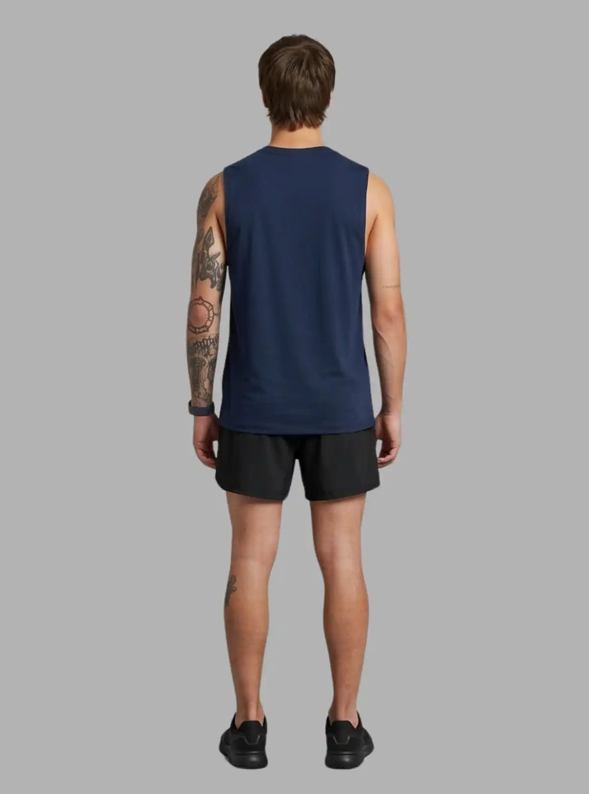 Men's Mirage Navy Tank Top – Lightweight, Breathable & Stylish Activewear