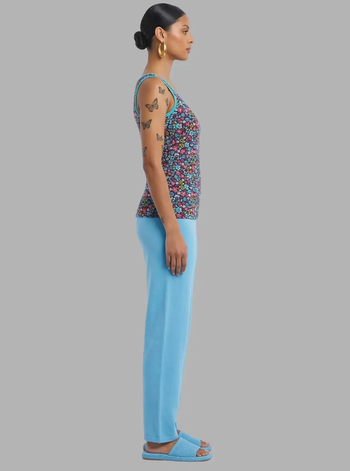 Women’s Multi-Colour Floral Sleeveless Top – Stylish & Comfortable | Boer & Fitch