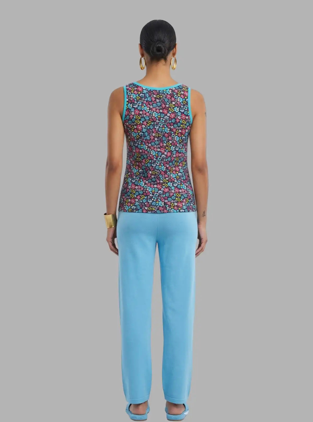 Women’s Multi-Colour Floral Sleeveless Top – Stylish & Comfortable | Boer & Fitch