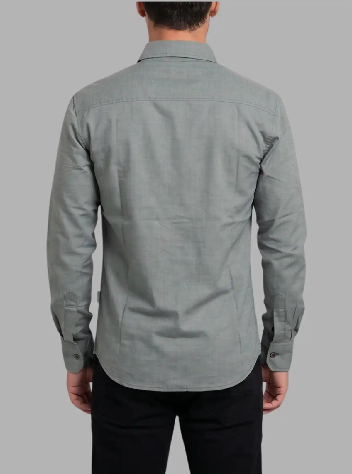 Slim Fit Eyebird Green Long Sleeve Shirt for Men – Casual Cotton Shirt by Boer and Fitch