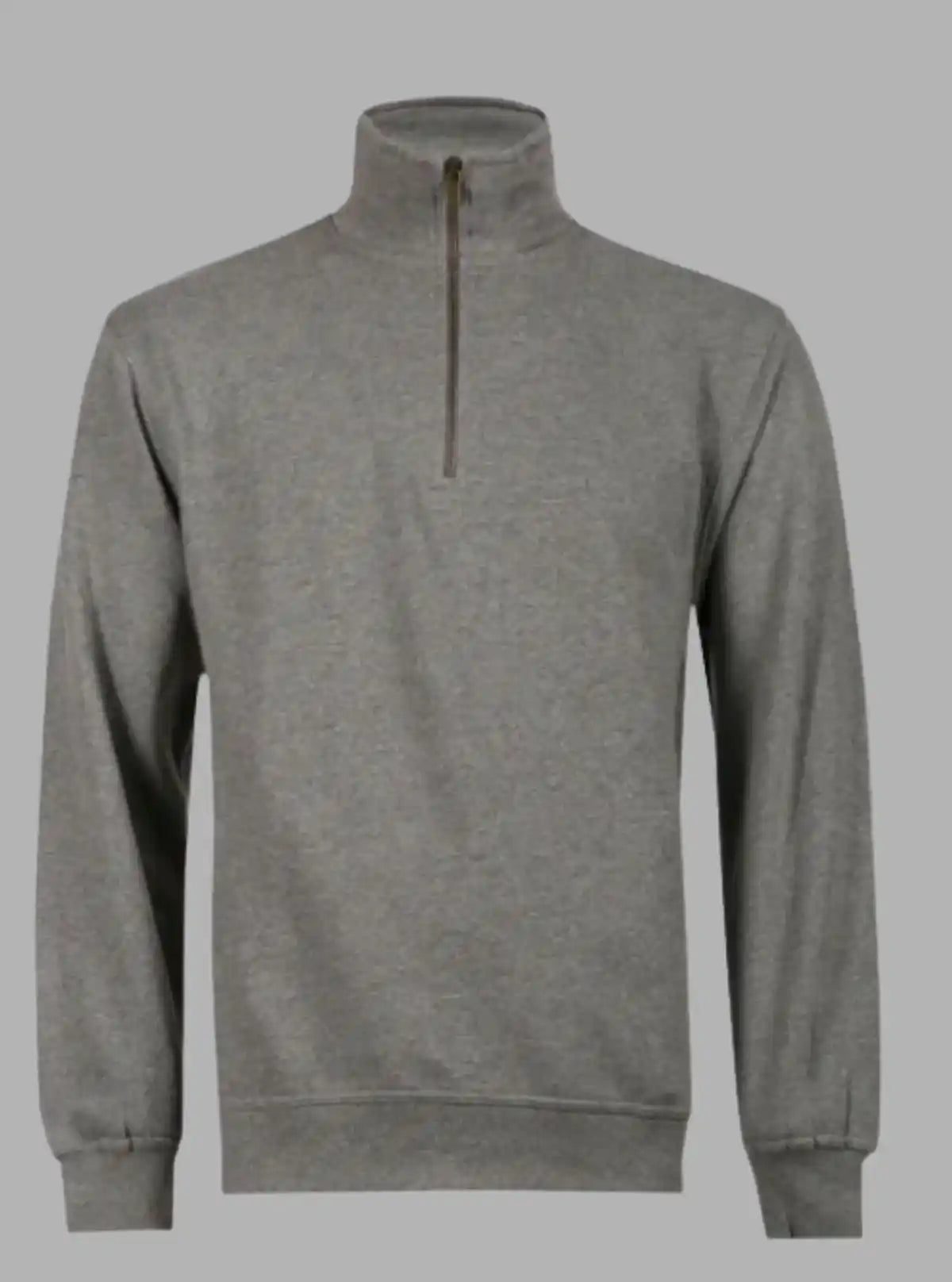 Men’s Charcoal Zipper Collar Cardigan – Smart, Sleek & Season-Ready