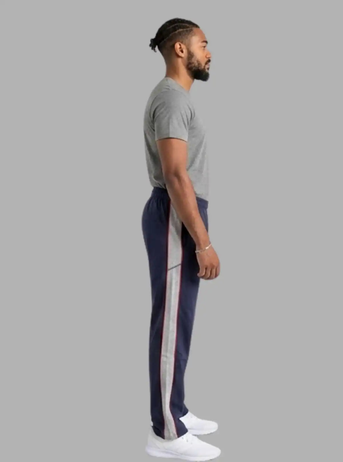 Men’s Navy Cut & Sew Track Phant  – Sleek, Smart & Comfortable 