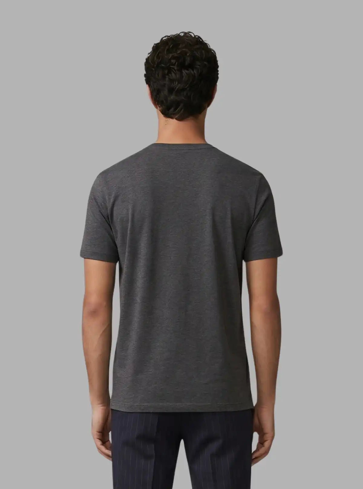 Charcoal Crew Neck T-Shirt for Men – Boer and Fitch