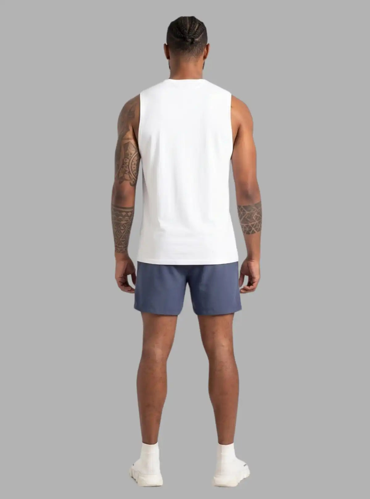 Men's Mirage White Tank Top – Classic Fit, Breathable Cotton Comfort
