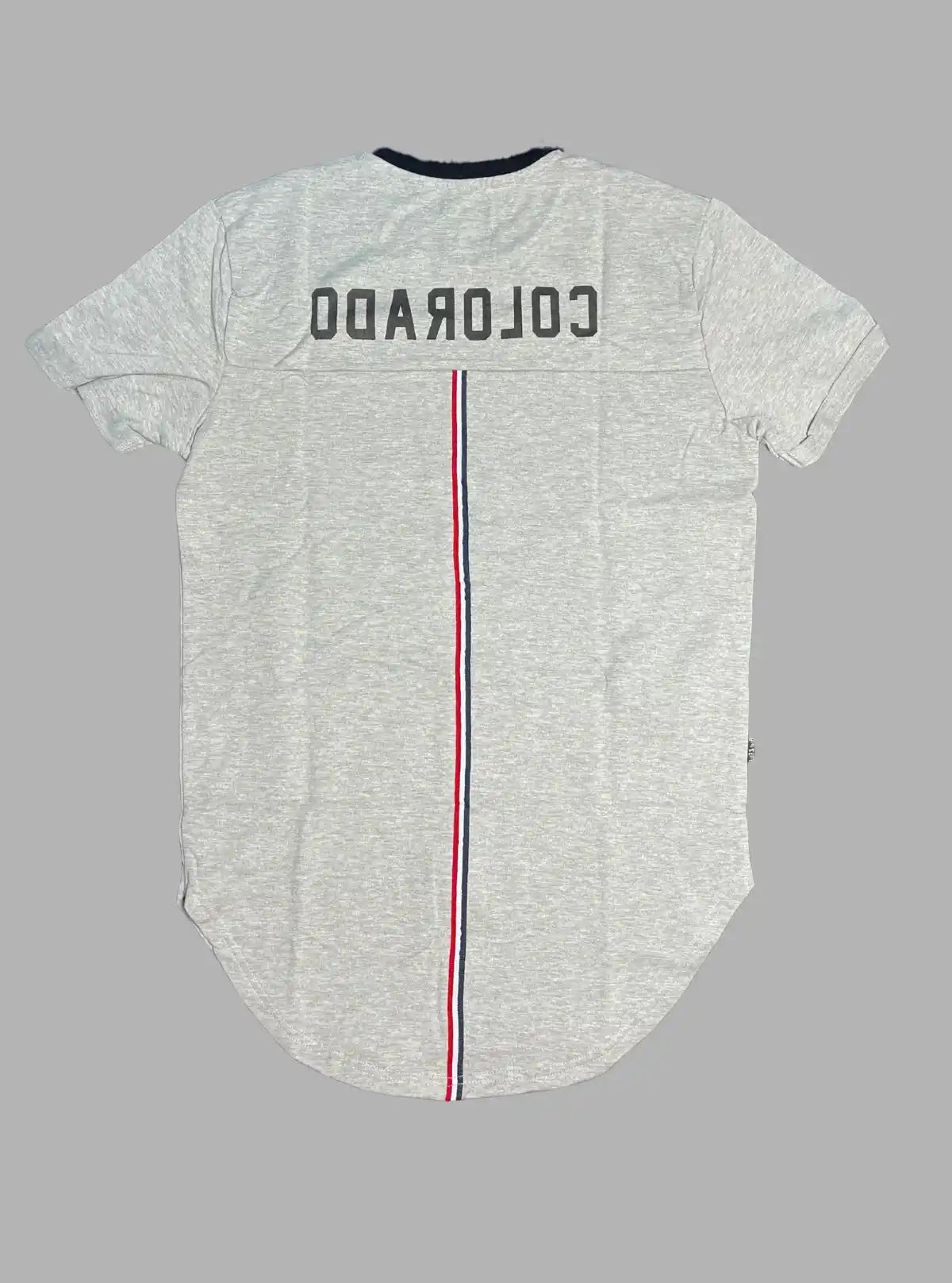 Men’s Melange Long Line Apple Cut T-Shirt – Trendy & Comfortable | Boer & Fitch