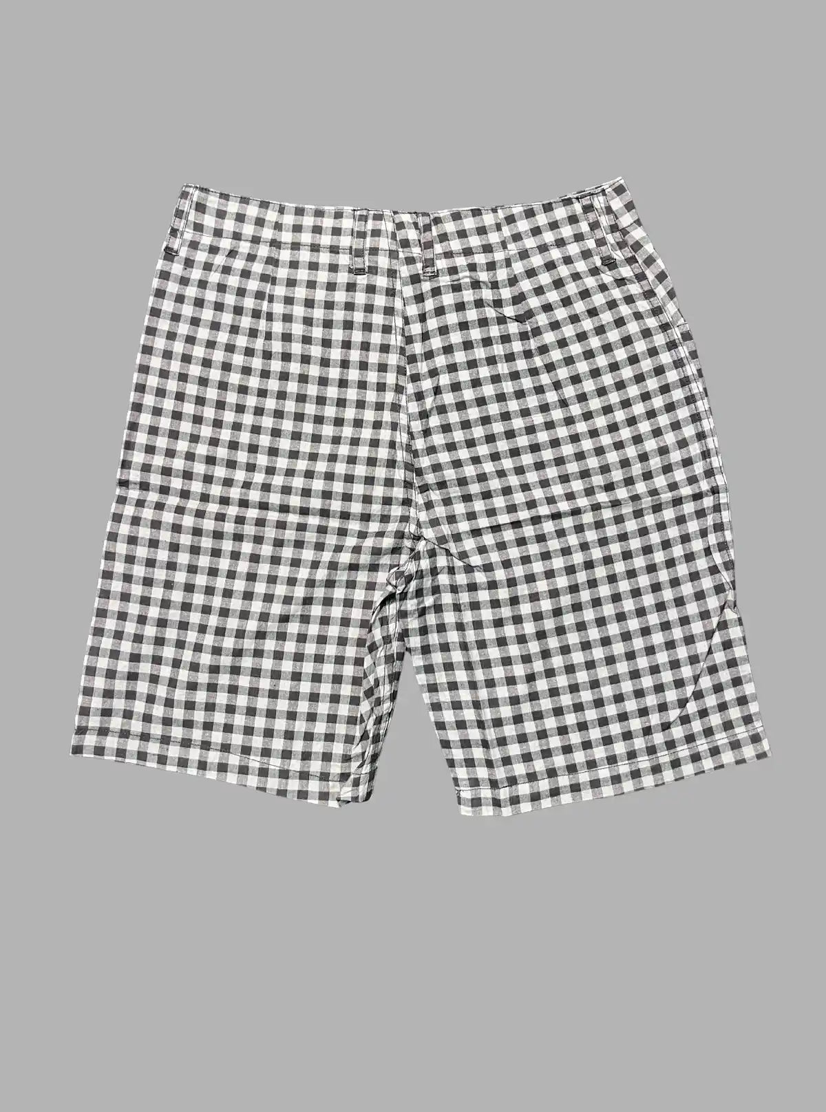 Black Woven Checked Shorts for Men – Casual Cotton Shorts by Boer and Fitch