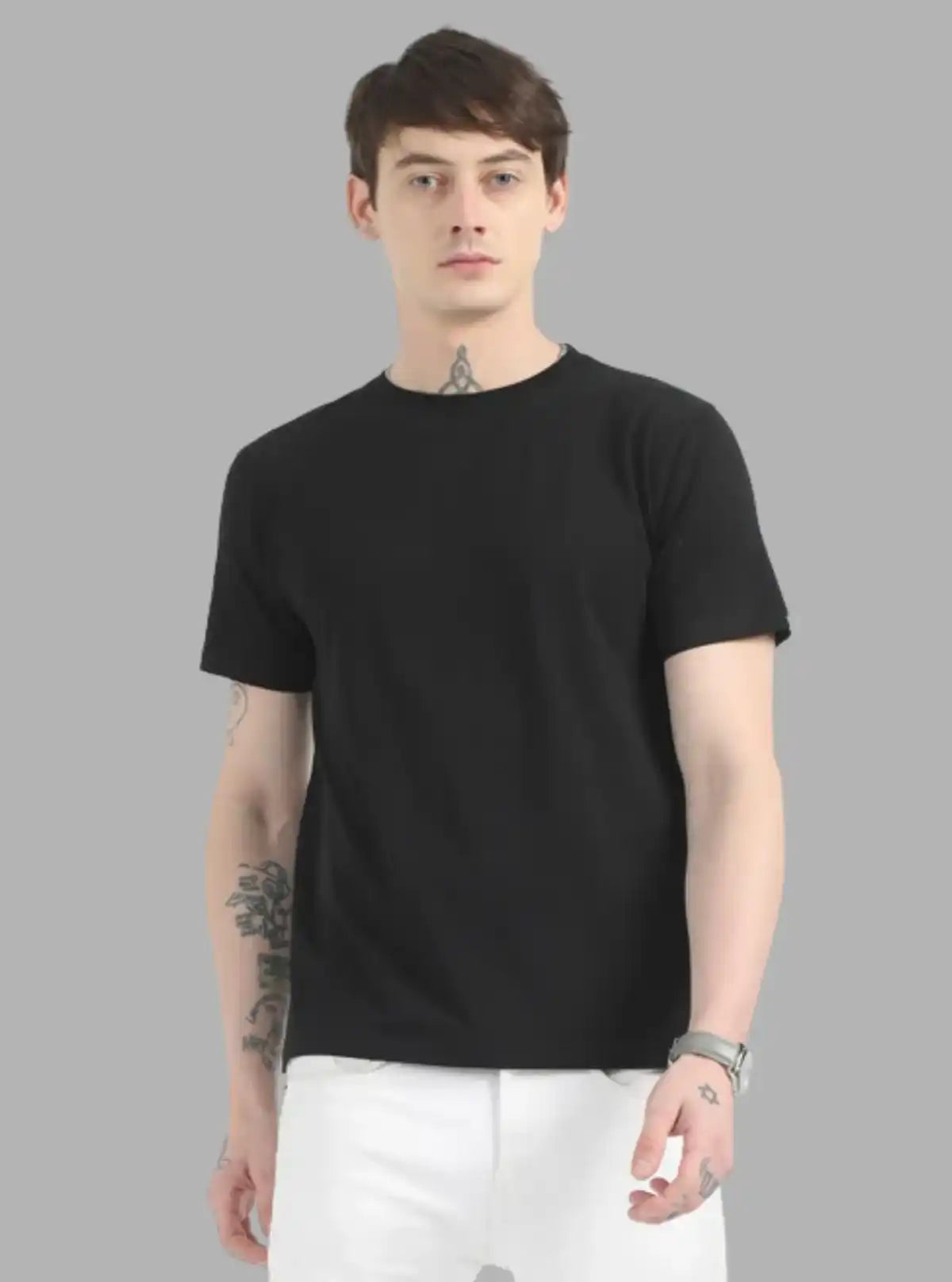 Men's Black Lets Rock Print T-Shirt – Bold Tribute & Comfort Wear