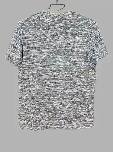 Blue Melange Fancy Knit T-Shirt for Men – Boer and Fitch