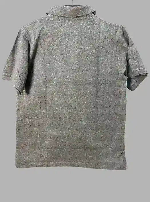 Dark Melange Turquoise Striped Polo T-Shirt for Men – Boer and Fitch