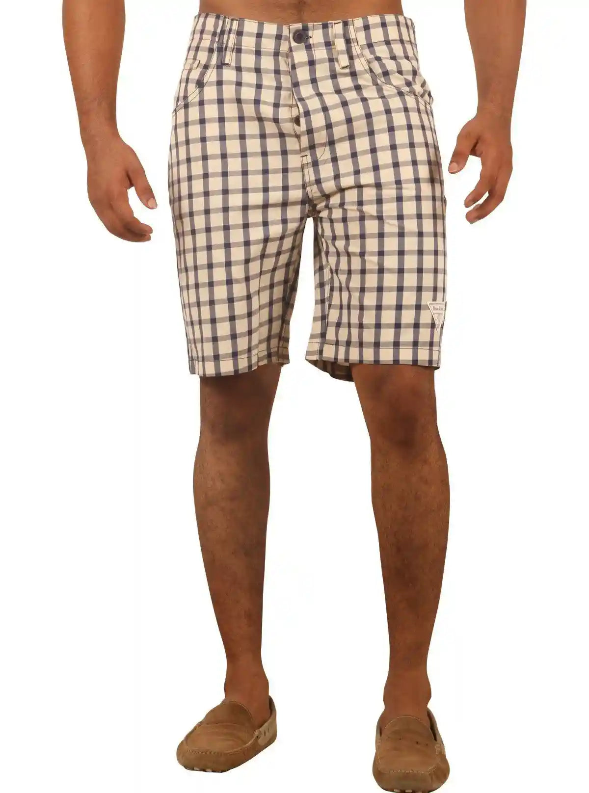Boer and Fitch Men’s Sandal Broad Check Cotton Shorts – Casual Summer Wear | Buy Online at  Boer and Fitch