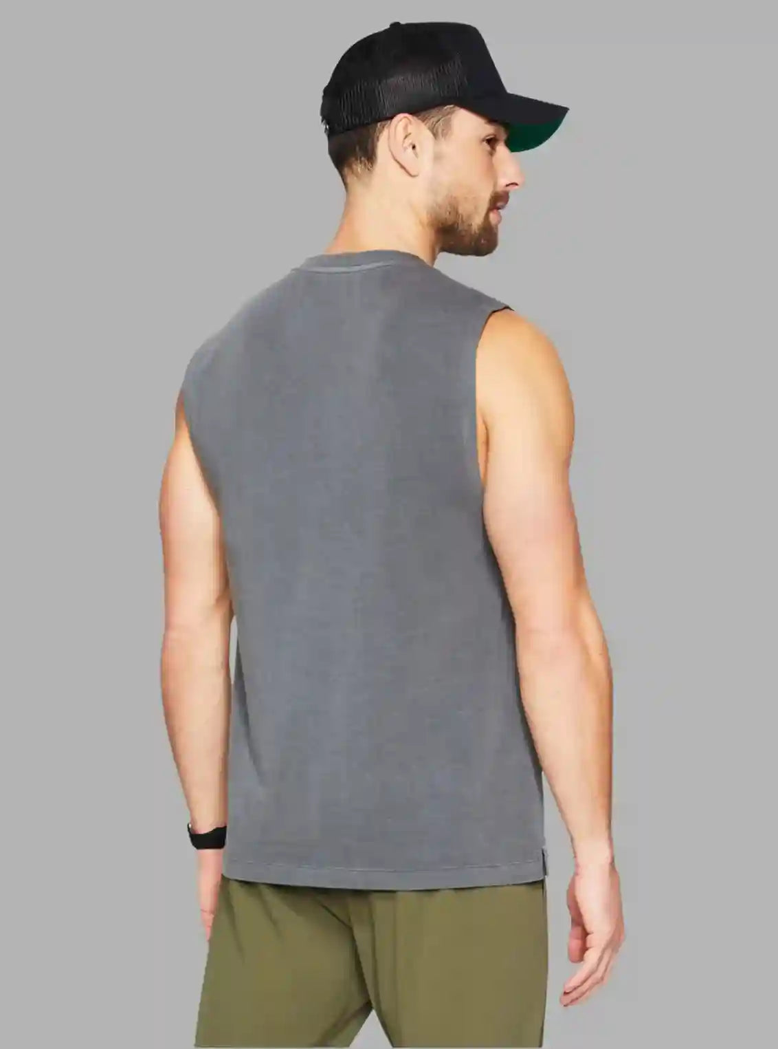 Men’s Muscle Tank Top 180 GSM Charcoal Melange | Boer and Fitch