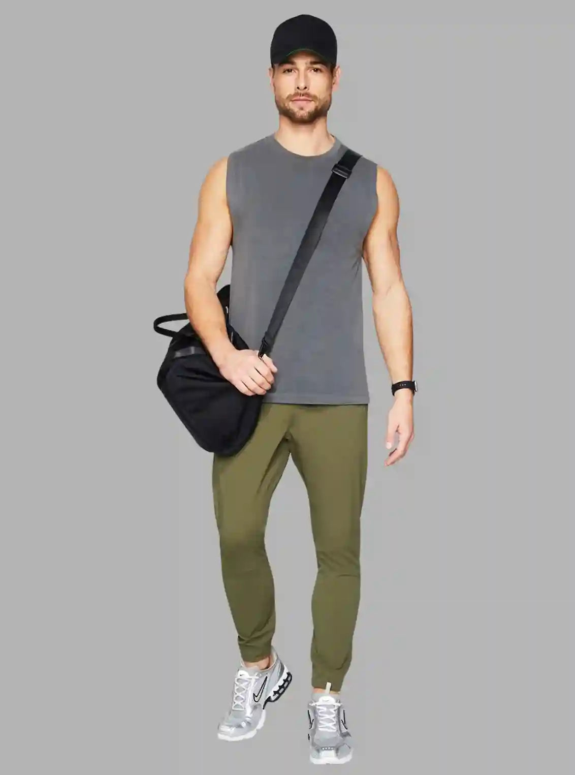 Men’s Muscle Tank Top 180 GSM Charcoal Melange | Boer and Fitch