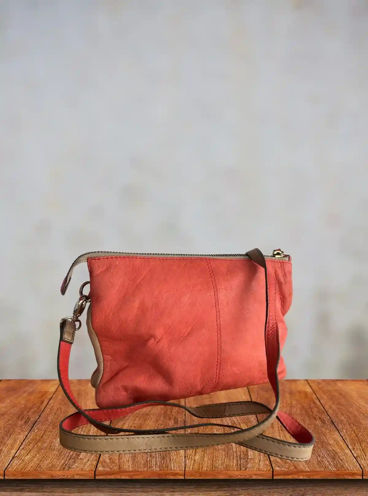 Classic Clutch Sling Bag in Pastel Pink – Elegant & Versatile by Boer & Fitch | Buy Online at  Boer and Fitch