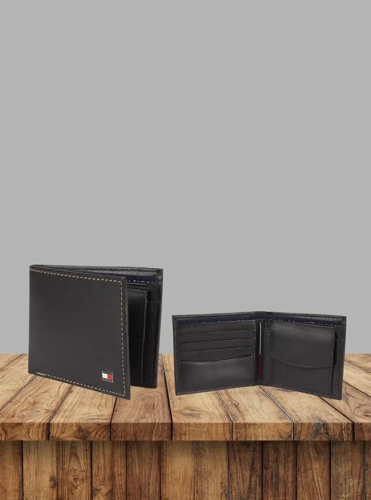 Men’s Black Stitched Designer Leather Wallet by Boer and Fitch – Elegant & Durable | Buy Online at  Boer and Fitch