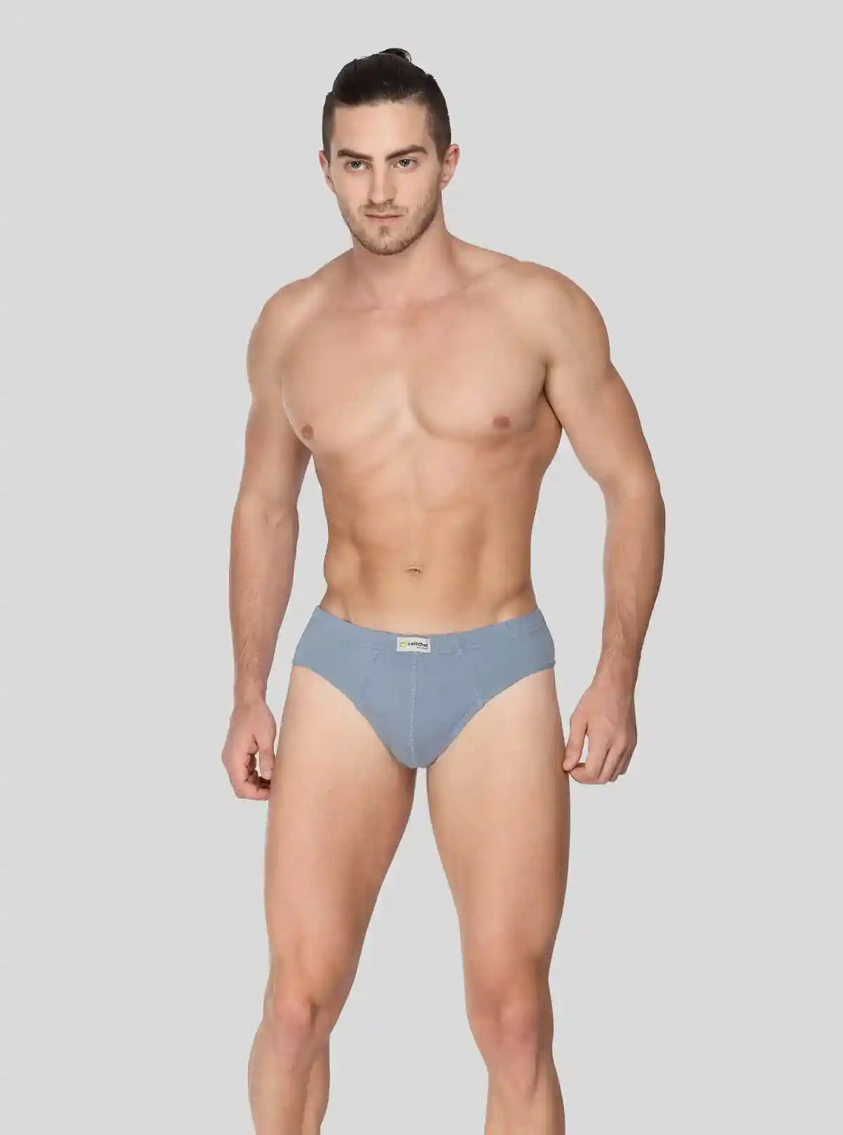 Men's Blue Classic Fit Briefs – Pack of 2 | Buy Online at  Boer and Fitch