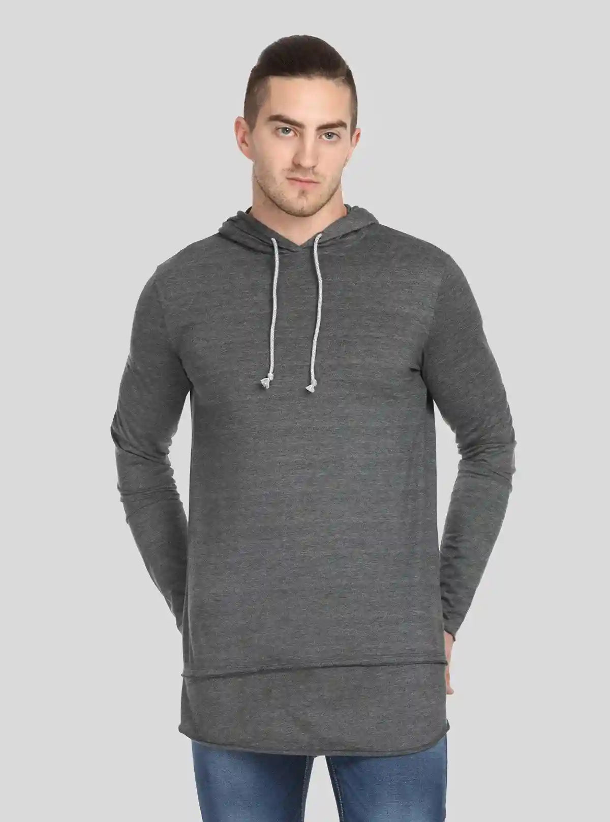 Men’s Elegant Grey Hoodie – Minimalist Design, Maximum Comfort | Buy Online at  Boer and Fitch