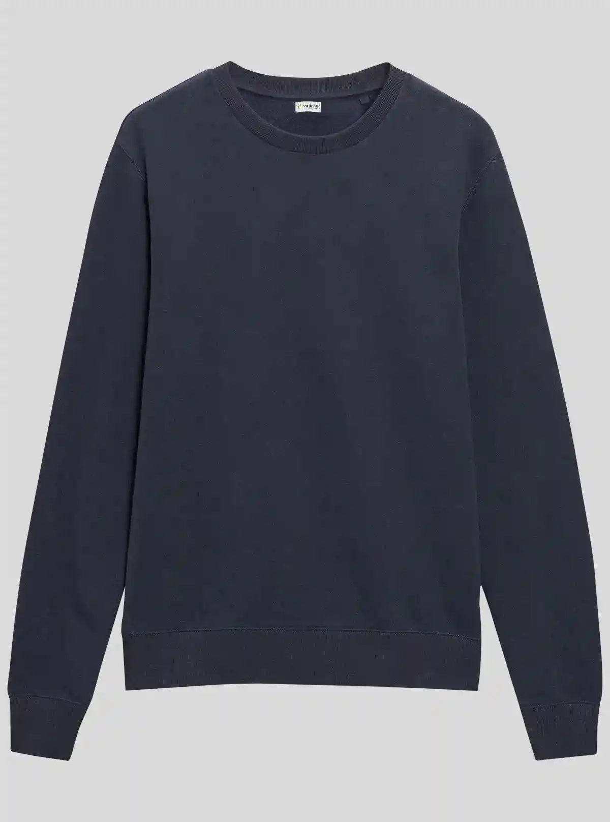 Men’s Navy Garment Dyed Sweatshirt – Classic Fit with Washed Elegance | Buy Online at  Boer and Fitch
