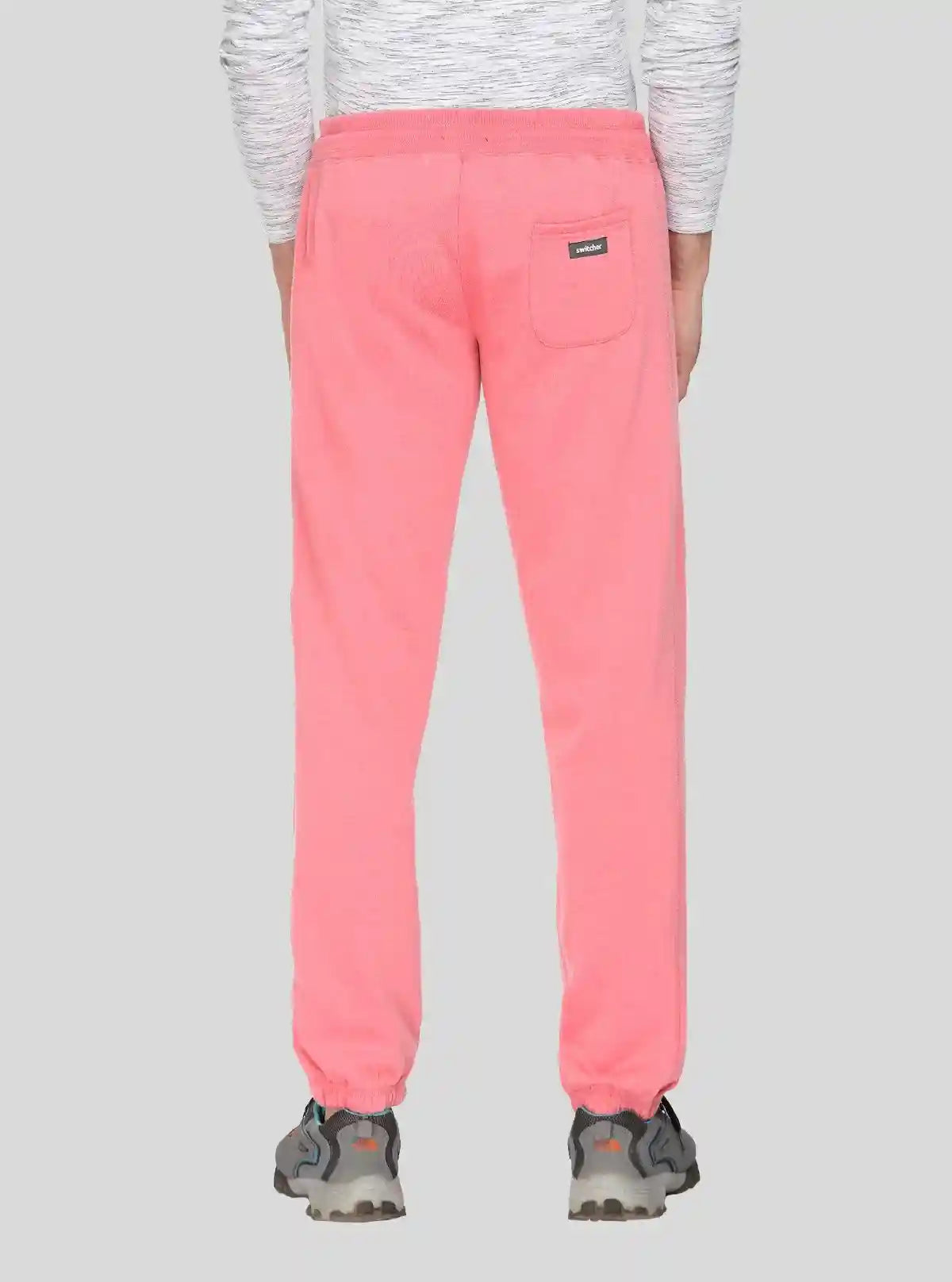 Men’s Pink Cuffed Joggers – Bold Comfort Meets Everyday Style | Buy Online at  Boer and Fitch