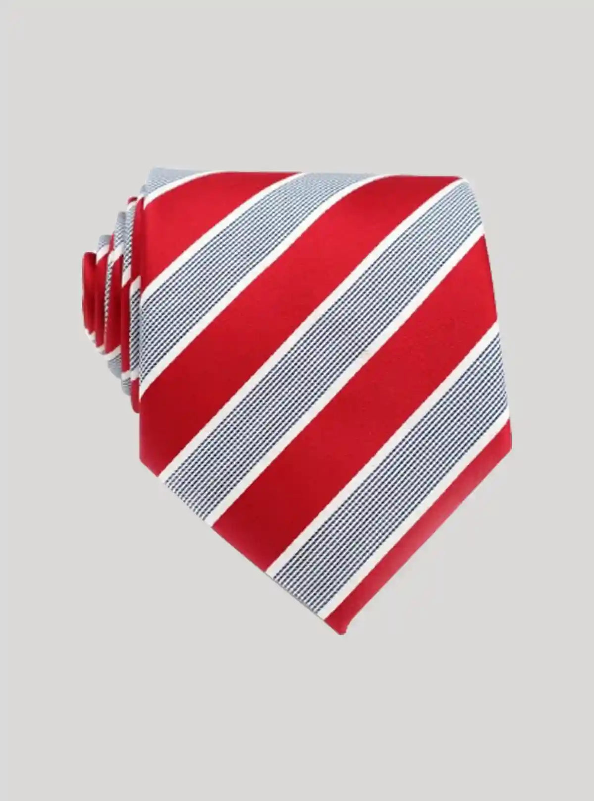 Men’s Red Diagonal Striped Tie – Classic Bold Style by Boer & Fitch | Buy Online at  Boer and Fitch