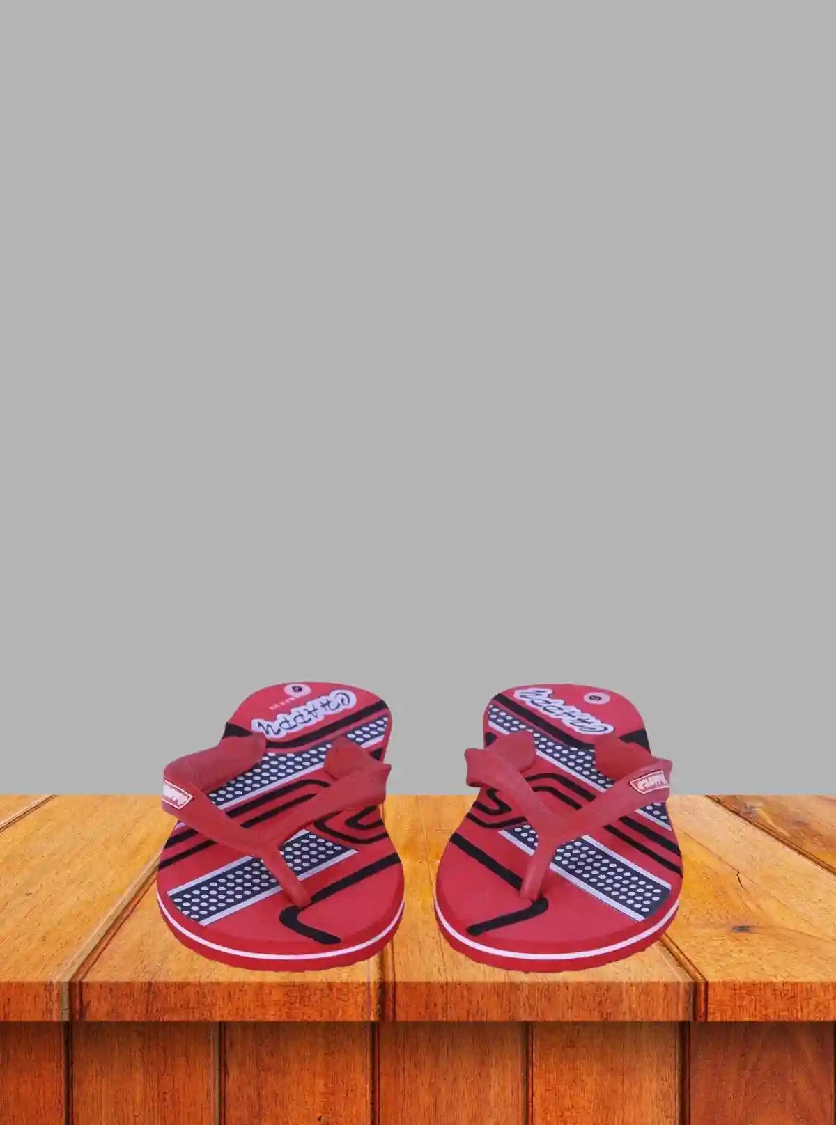 Men’s Red Graphic Flip Flop – Stylish & Comfortable | Boer & Fitch | Buy Online at  Boer and Fitch