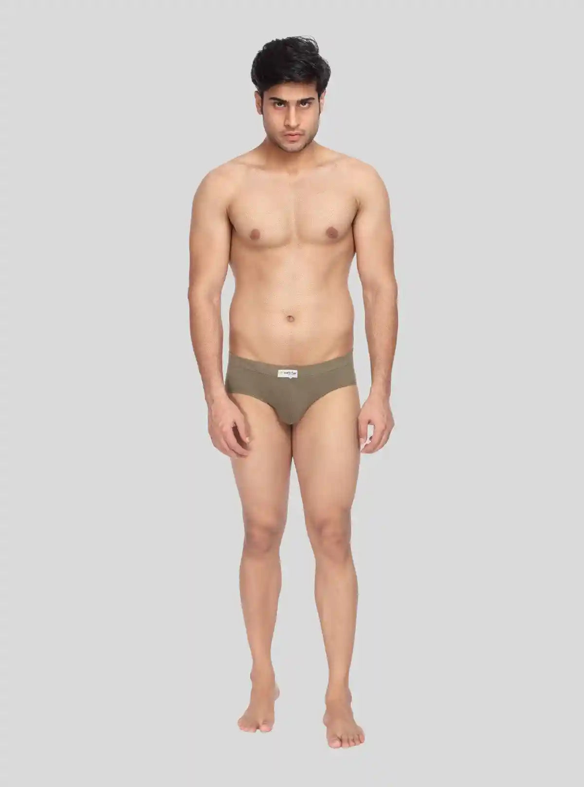 Men's Solid Beige Classic Fit Briefs – Pack of 2 | Buy Online at  Boer and Fitch