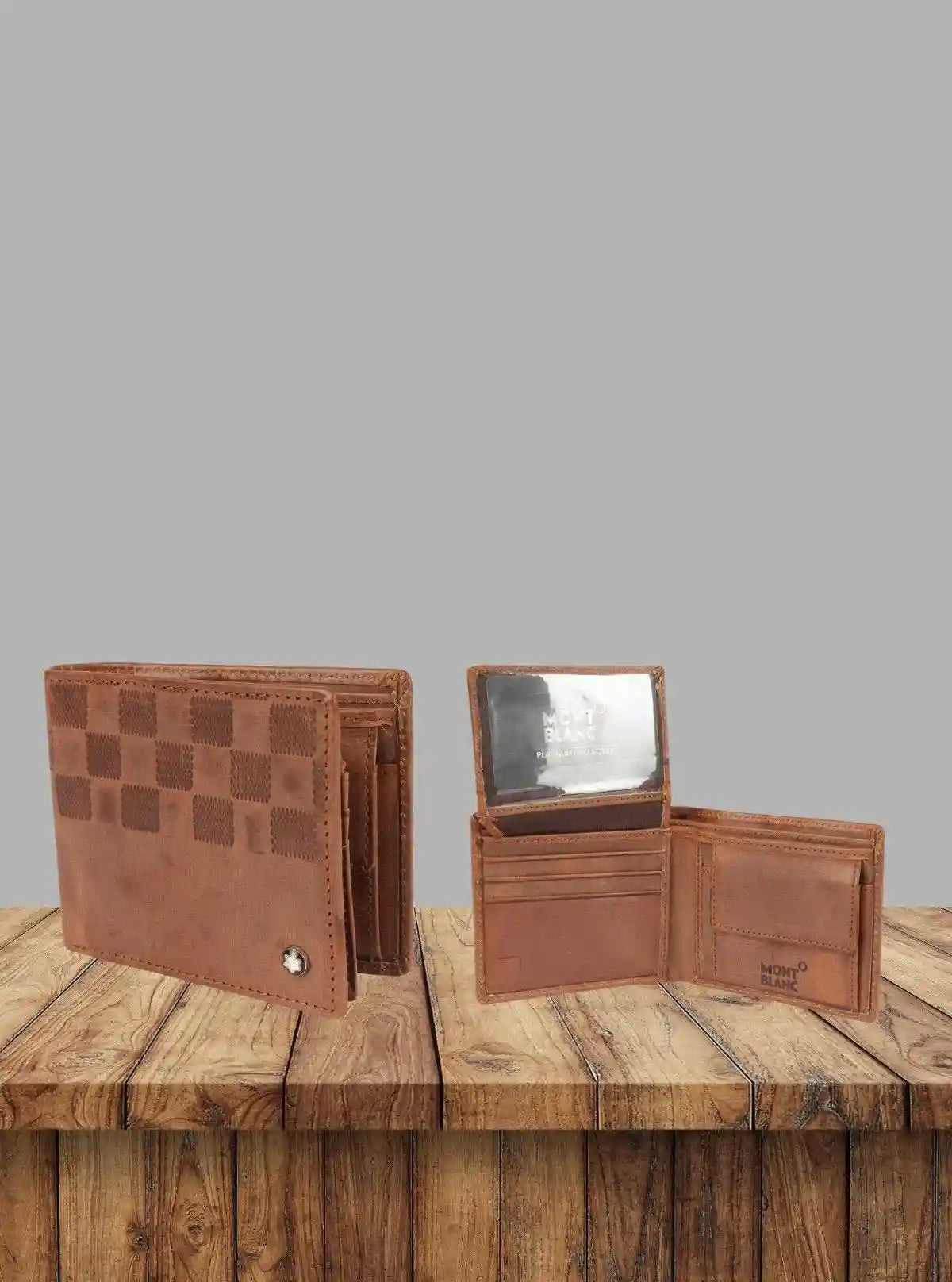 Men’s Tonned Designer Leather Wallet by Boer and Fitch – Stylish & Durable | Buy Online at  Boer and Fitch