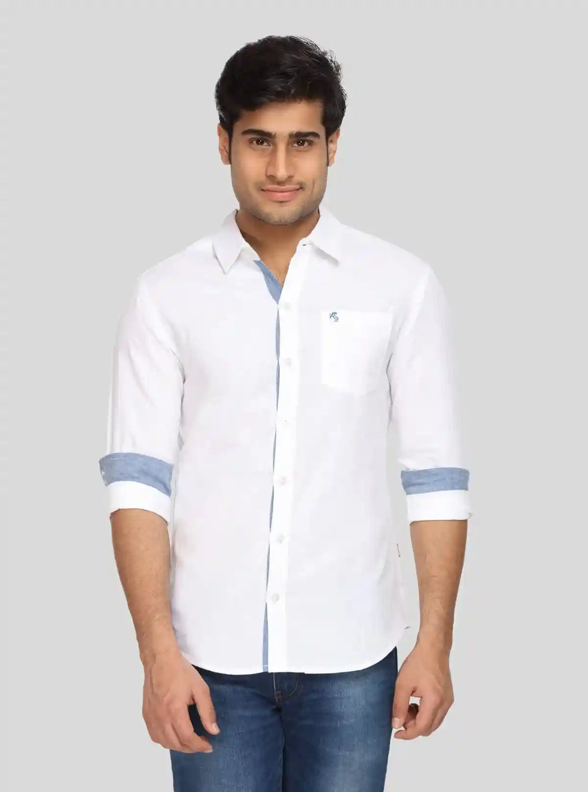 Men's White Linen Full Sleeve Shirt – Classic Elegance in Breathable Style | Buy Online at  Boer and Fitch