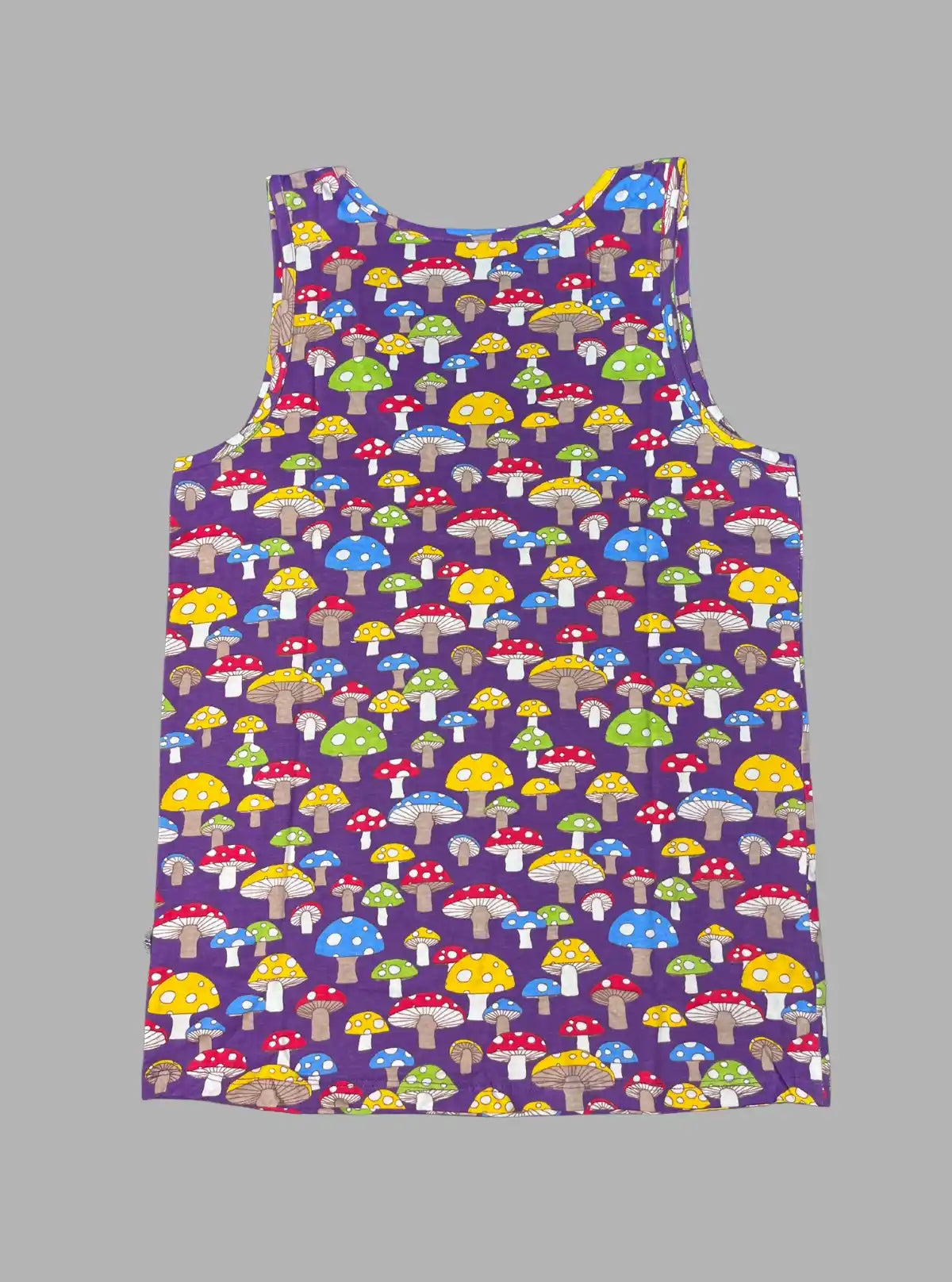 Men’s Mushroom Print Sleeveless T-Shirt – Trendy & Comfortable | Boer & Fitch