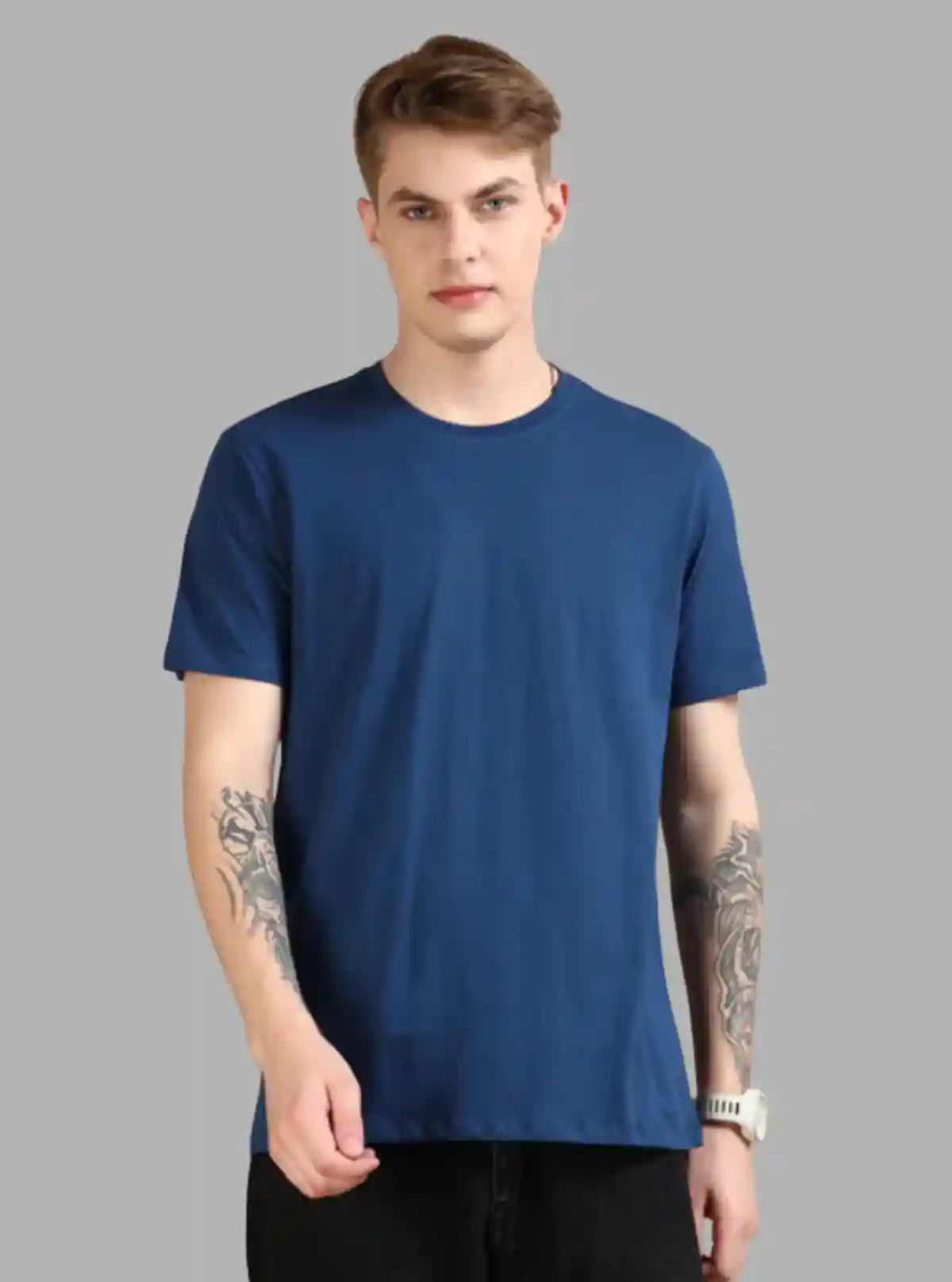 Men’s Navy Surf Print T-Shirt – Nautical-Inspired