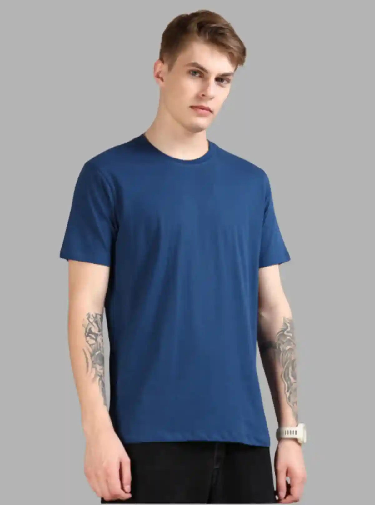 Men’s Navy Surf Print T-Shirt – Nautical-Inspired