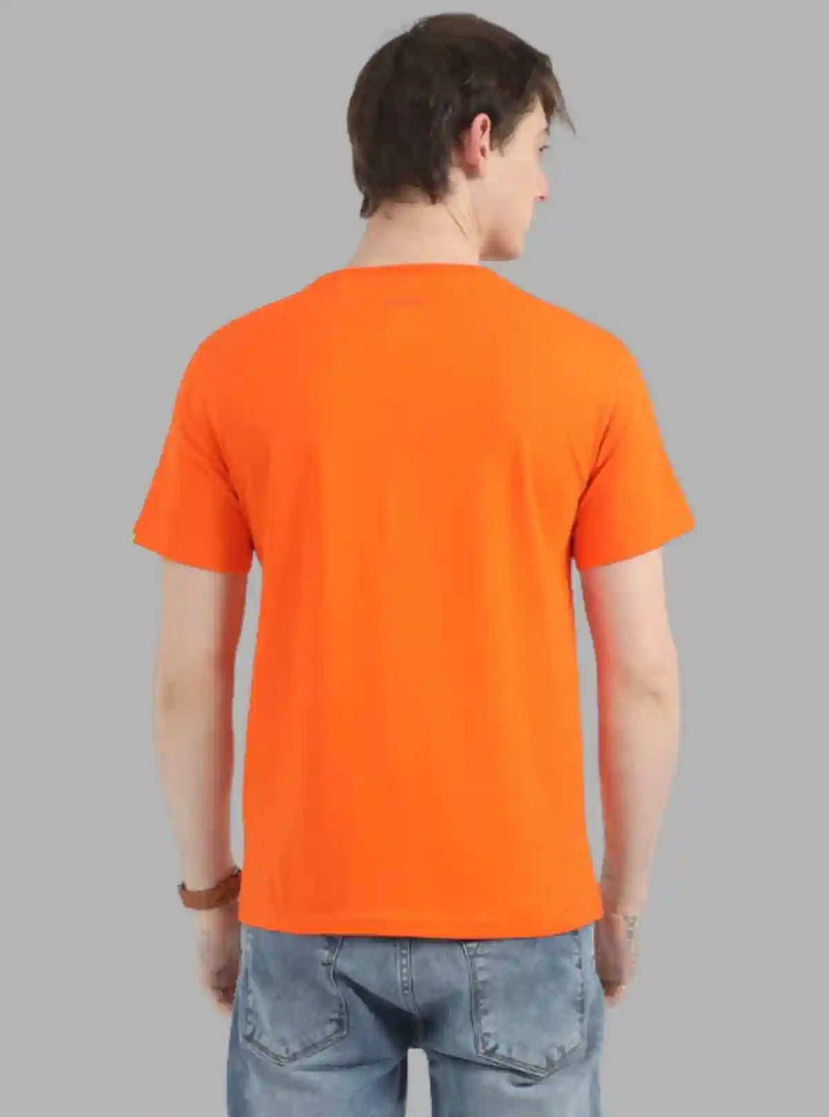 Men’s Orange Shine Bright Printed T-Shirt