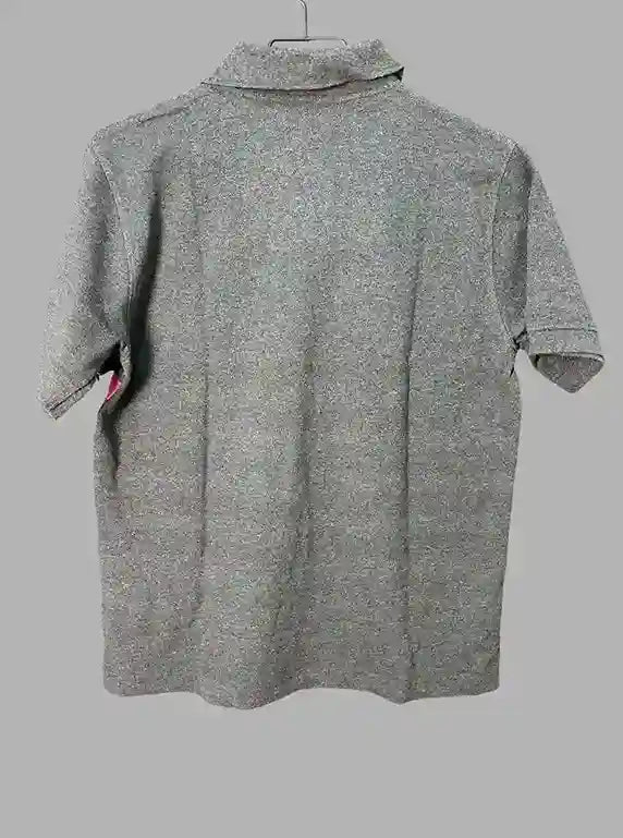 Dark Melange Pink Striped Polo T-Shirt – Premium Cotton by Boer and Fitch