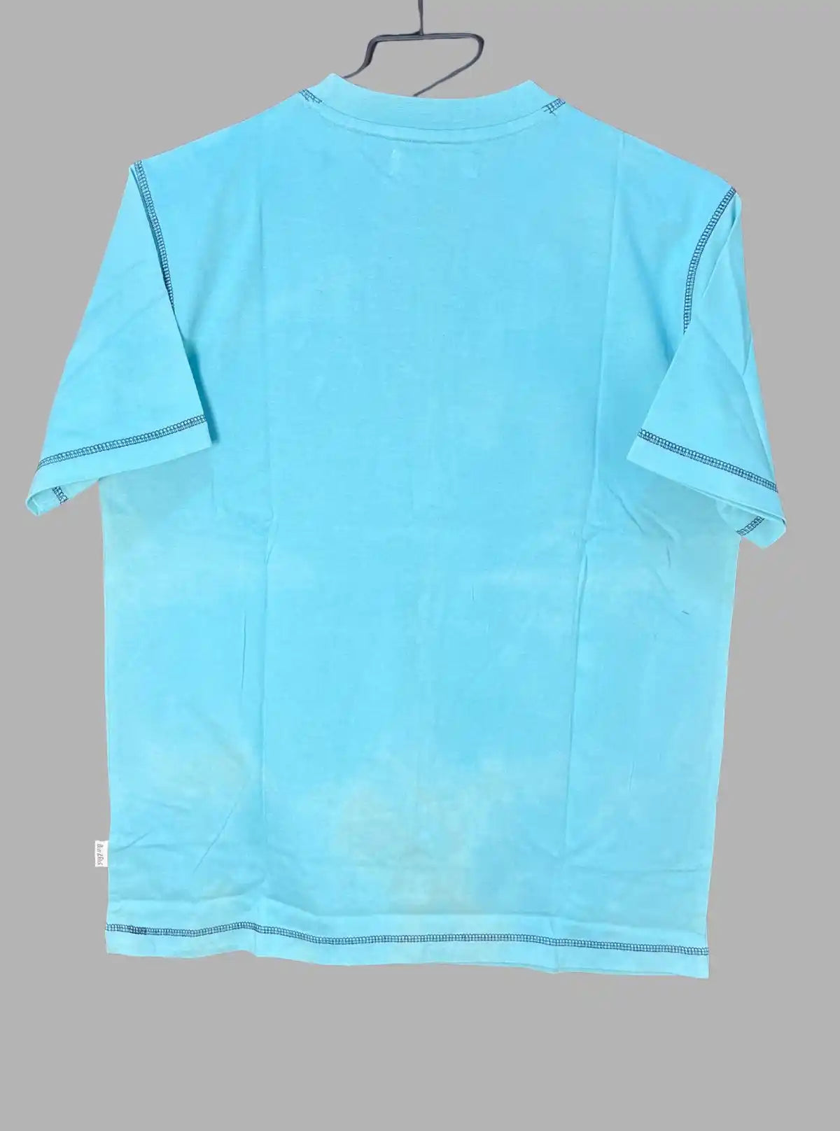 Light Blue Graphic Print T-Shirt for Men – Casual Wear by Boer and Fitch