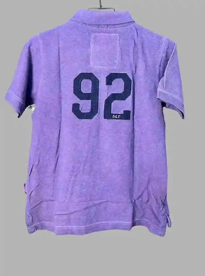 Purple Garment Dyed Polo T-Shirt for Men – Boer and Fitch