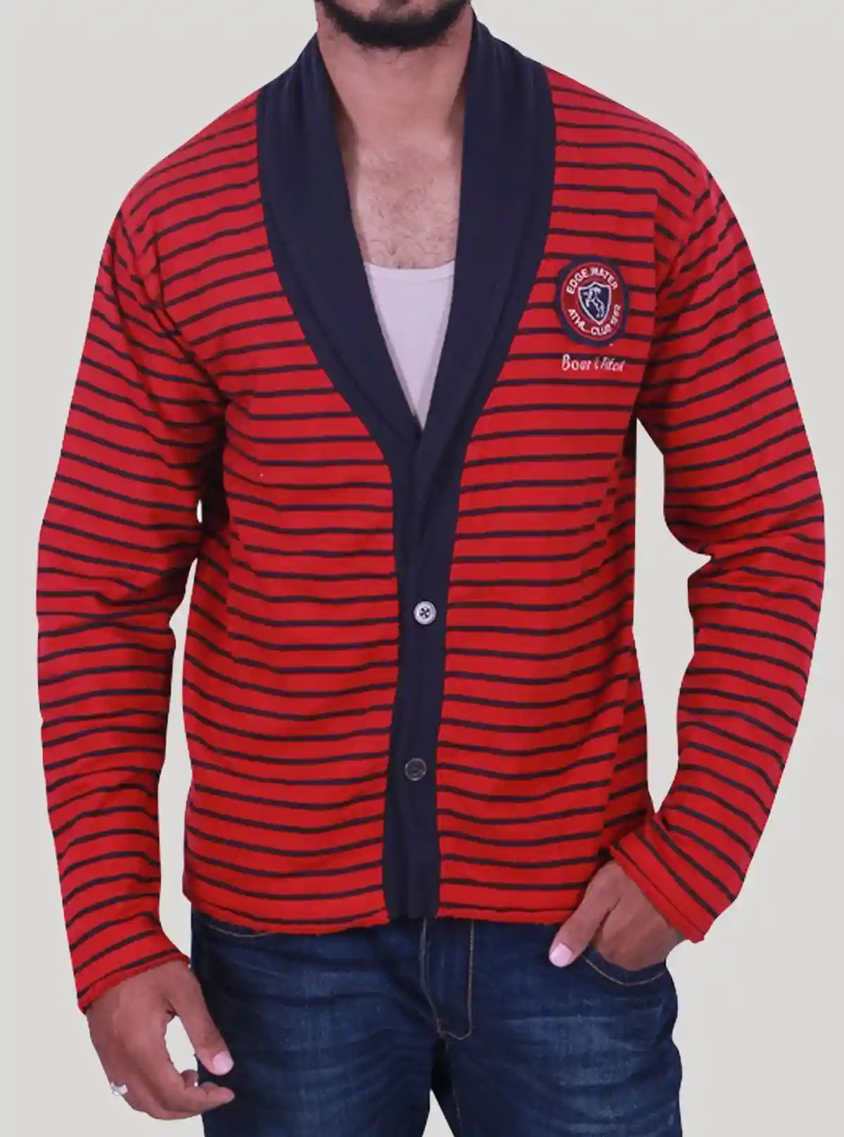 Red Shawl Collar Cardigan Set for Men – Boer and Fitch | Buy Online at  Boer and Fitch